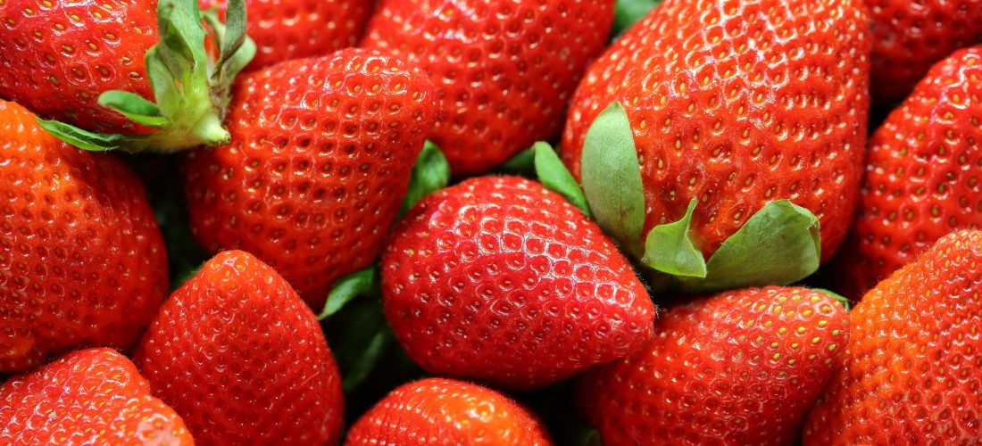 Bright Red Strawberries